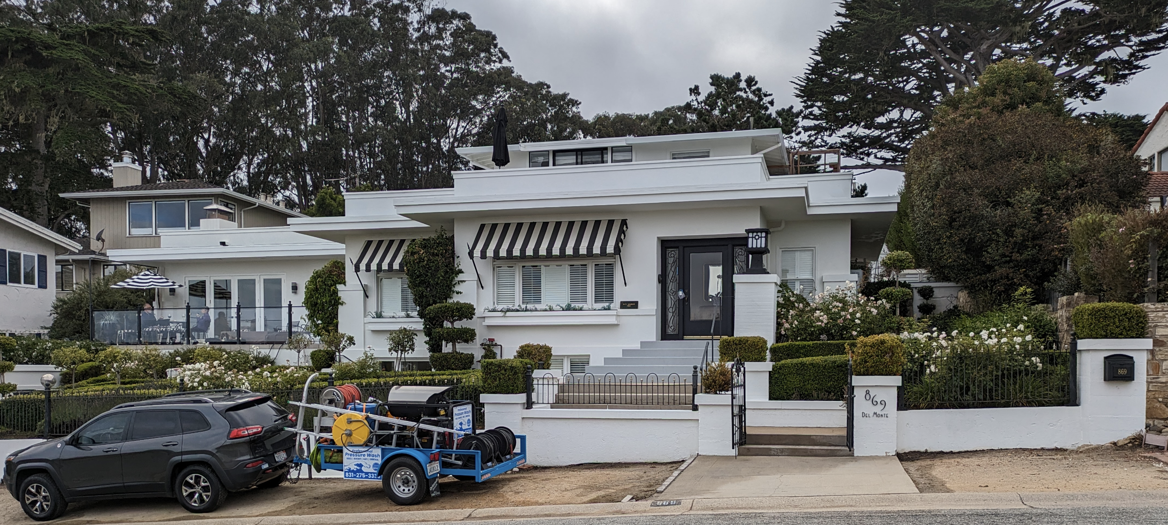 House wash Pacific Grove, California